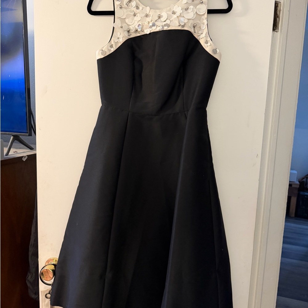 Kate Spade Black Dress with White Sequin Detail